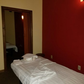 Silk Touch Massage Spa - Couples massage area, split with accordian style door you can leave open or shut. - Massage Near Me - Arlington, Texas