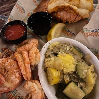 Crabby's Oceanside - Shrimp & Lobster with veggies - Seafood Near Me - Daytona Beach, Florida Crabby's Oceanside - Shrimp & Lobster with veggies - Seafood Near Me - Daytona Beach, Florida