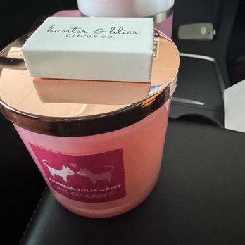 Banter & Bliss Candle - My daughters completed pink candle with bold linen scent. - Candle Stores Near Me - Manhattan Beach, California Banter & Bliss Candle - My daughters completed pink candle with bold linen scent. - Candle Stores Near Me - Manhattan Beach, California