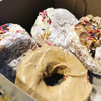 Neil’s Donuts - Chocolate and vanilla buttercream and maple frosted - Donuts Near Me - Middletown, Connecticut
