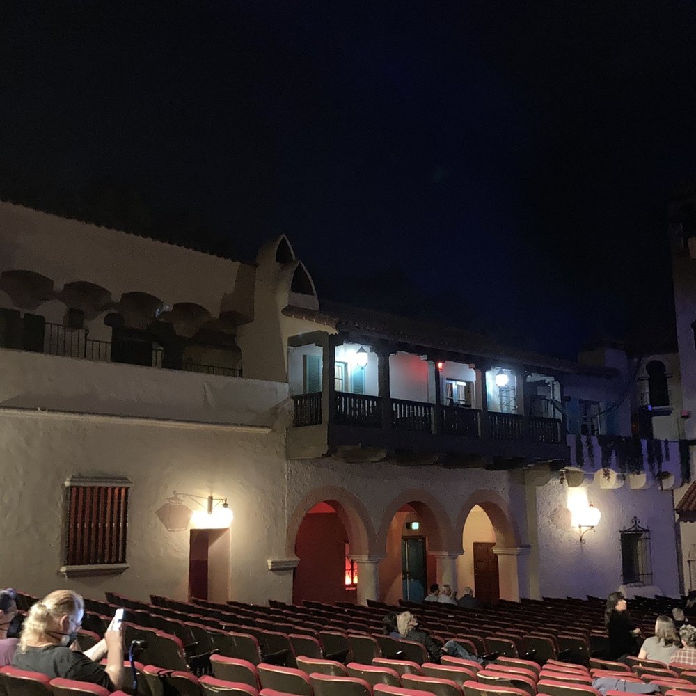 Arlington Theatre - Inside the theatre is constructed like a Santa Barbara neighborhood. - Performing Arts Near Me - Santa Barbara, California Arlington Theatre - Inside the theatre is constructed like a Santa Barbara neighborhood. - Performing Arts Near Me - Santa Barbara, California