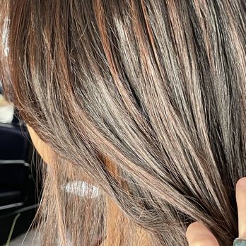Twyst Salon - Cinnamon chocolate natural blended balayage - Hair Salons Near Me - Beaverton, Oregon