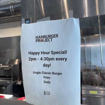 Hamburger Project - Burgers Near Me - San Francisco, California