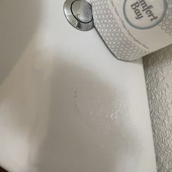 Motel 6 - Monterey - Dirt marks on the toilet, OMG it was clogged with some else shit... - Hotels Near Me - Monterey, California
