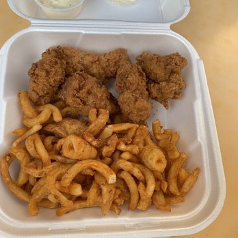 Fritzi Coop - Boneless chicken wings with curly fries. - Chicken Wings Near Me - Los Angeles, California Fritzi Coop - Boneless chicken wings with curly fries. - Chicken Wings Near Me - Los Angeles, California