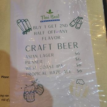 Thai Basil - Menu - Thai Near Me - Clearwater, Florida