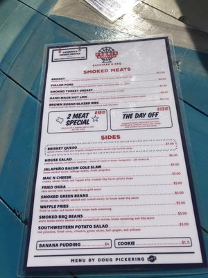 Menu photo 8 Ferris Wheelers Backyard And Bbq Dallas, TX