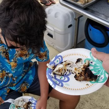 808955FISH - Eating the catch. They BBQ the fish for all to try, awesome! - Fishing Near Me - Honolulu, Hawaii 808955FISH - Eating the catch. They BBQ the fish for all to try, awesome! - Fishing Near Me - Honolulu, Hawaii