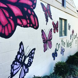 C. Roger Nisbet Park - This mural is on the side of one of the buildings in the park.