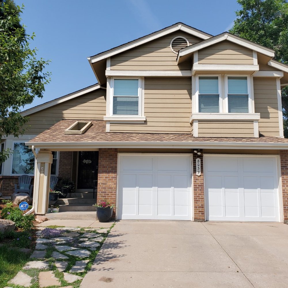 Mountain View Doors - New CHI 5330 Overlay Carriage doors. - Garage Door Services Near Me - Parker, Colorado Mountain View Doors - New CHI 5330 Overlay Carriage doors. - Garage Door Services Near Me - Parker, Colorado