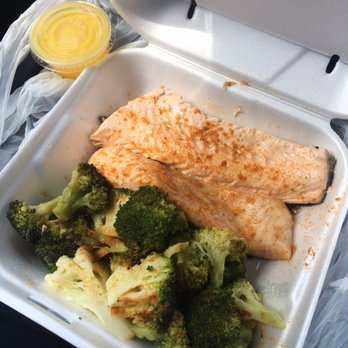 Shore Seafood - Salmon and veggies - Seafood Markets Near Me - Baltimore, Maryland