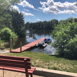 Lake Mitchell Campground - You can rent a canoe, paddle boat, paddle board or bike at the campground.