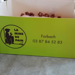 La Mine de Pain - Logo sur la boîte d'éclairs