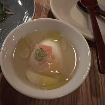 Restaurant Fleurs et Cadeaux - Egg in dashi broth - Japanese Near Me - Montreal, Quebec