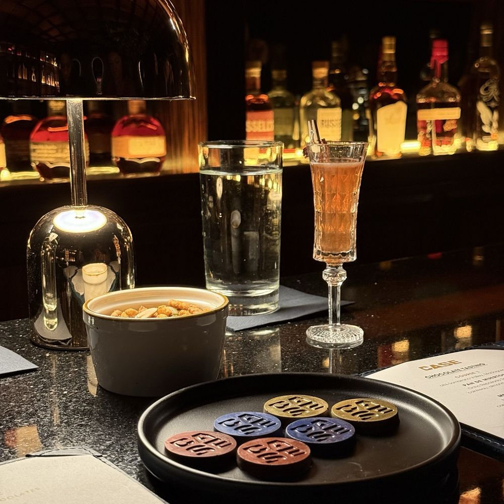 CASE Chocolates - They give you a welcome drink to start with, strong but DELICIOUS! - Speakeasies Near Me - Houston, Texas