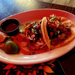Joyabateca Restaurant - Al Pastor & Chorizo Tacos
