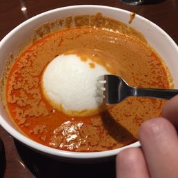 Riceballs and peanut soup
