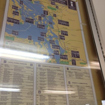Friday Harbor Ferry Terminal - very handy dandy map in the waiting room - Ferries Near Me - Friday Harbor, Washington Friday Harbor Ferry Terminal - very handy dandy map in the waiting room - Ferries Near Me - Friday Harbor, Washington
