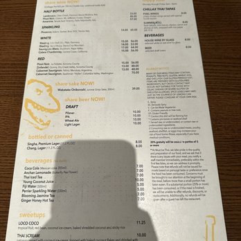 Must be Thai - Menu Sept 2026 - Thai Near Me - San Jose, California