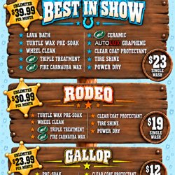 Soapy Saddles - Wash Packages and Pricing
