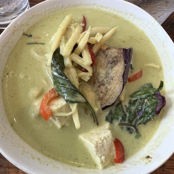 Sisters Thai - Green Curry with Soft Tofu - Thai Near Me - Alexandria, Virginia Sisters Thai - Green Curry with Soft Tofu - Thai Near Me - Alexandria, Virginia