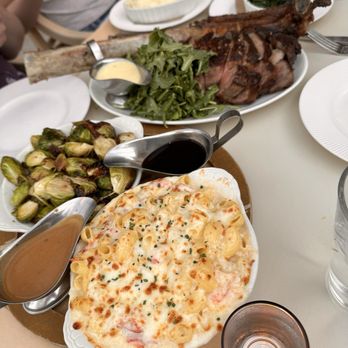 Tavern on the Green - Lobster Mac and cheese, tomahawk steak, Brussels sprouts - New American Near Me - New York, New York Tavern on the Green - Lobster Mac and cheese, tomahawk steak, Brussels sprouts - New American Near Me - New York, New York