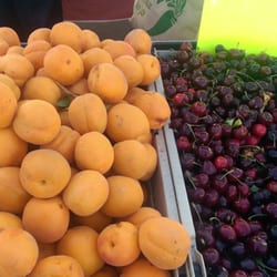 Apricots and cherries