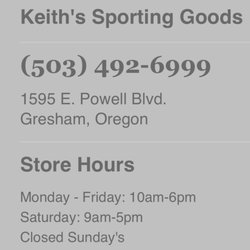Keith's Sporting Goods