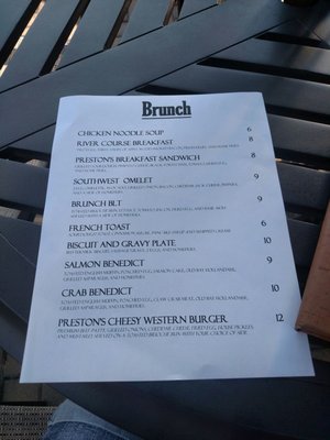 Menu photo 6 Prestons At the River Course Radford, VA Menu photo 6 Prestons At the River Course Radford, VA