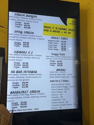 Menu photo 5 Lets Smash Los Angeles, CA