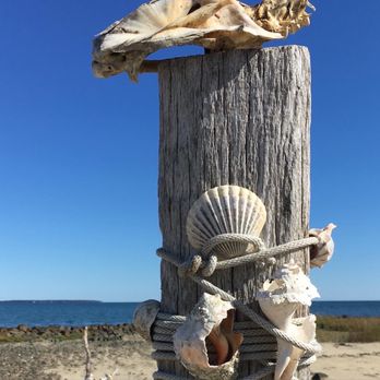 Craigville Beach - Shell artwork - Beaches Near Me - Centerville, Massachusetts