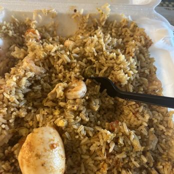 7Spice Cajun Seafood - Cajun Fried Rice "shrimp crawfish and chicken"  Paid for extra meat. - Seafood Near Me - Houston, Texas