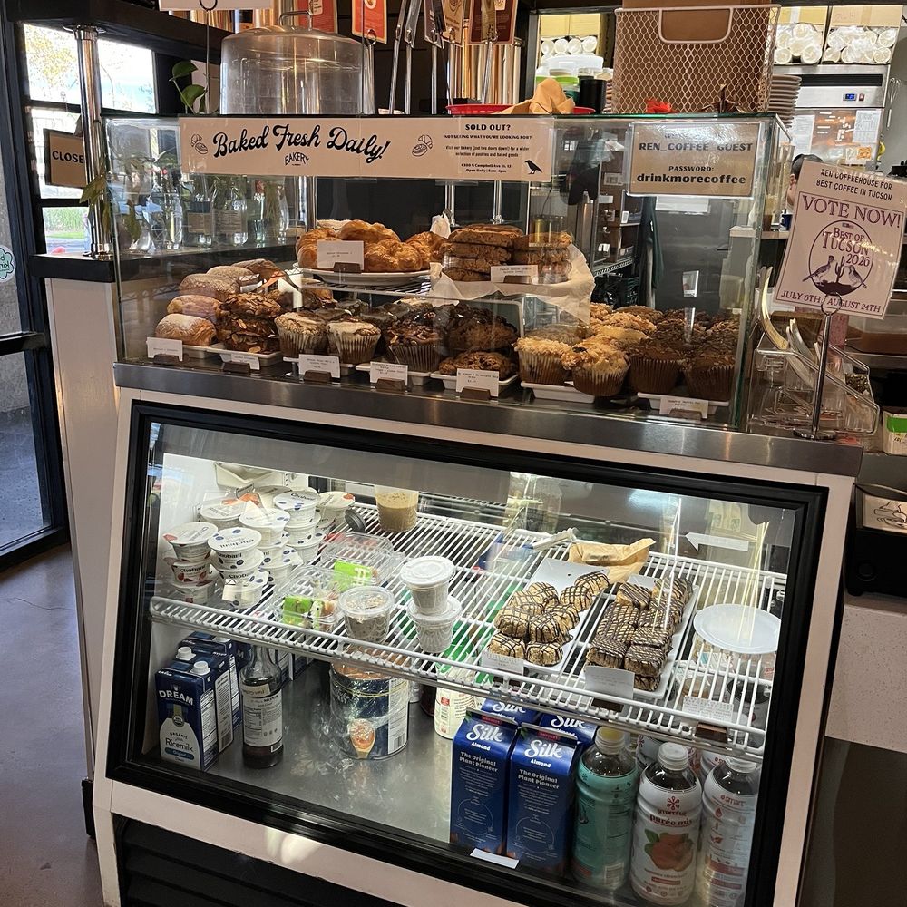 Ren Coffeehouse - The bakery case was tempting! - Coffee & Tea Near Me - Tucson, Arizona Ren Coffeehouse - The bakery case was tempting! - Coffee & Tea Near Me - Tucson, Arizona