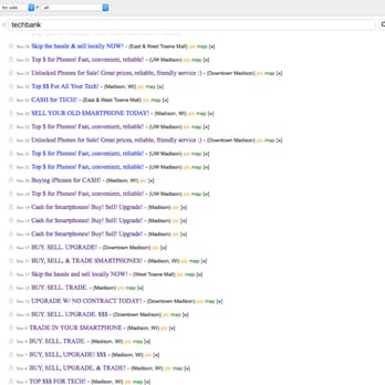 TechBank - Their spam ads on craigslist...continued - Mobile Phones Near Me - Madison, Wisconsin