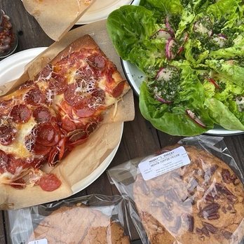 Route One Bakery & Kitchen - Pepperoni slices, market salad, peanut better and toffee cookies - Bakeries Near Me - Tomales, California