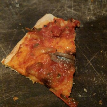 Florería Atlántico - Puttanesca pizza, don't order if you're looking for cheese 😅 I will say the tomato sauce and sardine combo was very tasty though. - Tapas Bars Near Me - Buenos Aires, C Florería Atlántico - Puttanesca pizza, don't order if you're looking for cheese 😅 I will say the tomato sauce and sardine combo was very tasty though. - Tapas Bars Near Me - Buenos Aires, C