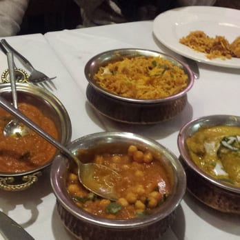 Kathmandu Kitchen - Main courses that we ordered. Surprisingly rice and bread isn't included. - Indian Near Me - Dublin, D