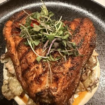 Postino - Salmon on potato salad - New American Near Me - Lafayette, California