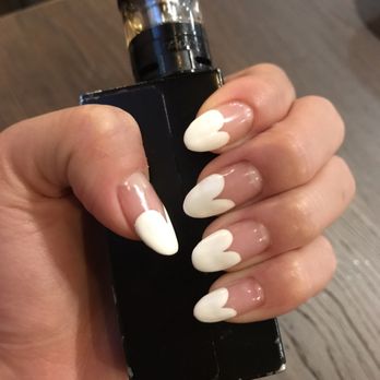 TA Nails & Spa - Heart French tip - Nail Salons Near Me - Norwalk, California TA Nails & Spa - Heart French tip - Nail Salons Near Me - Norwalk, California
