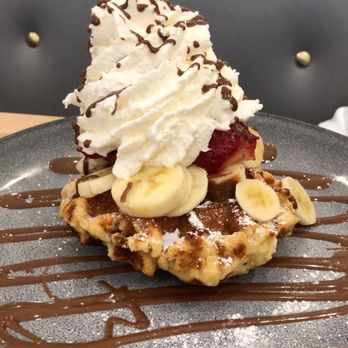 Waffle Stop - Nutella Strawberry Banana - Breakfast & Brunch Near Me - Tacoma, Washington