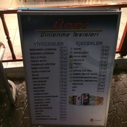 Üner 1 Dinlenme Tesisleri