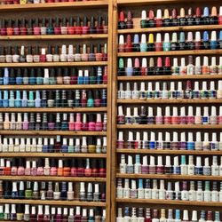 Lucy's Nails - Only one section of the polish colors