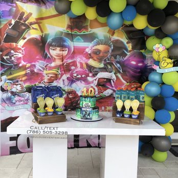 Fabulous Events Miami - Fortnite Birthday - Party Supplies Near Me