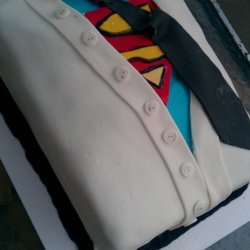 Taste of Home Cakes and Cup Cakes - Superman cake