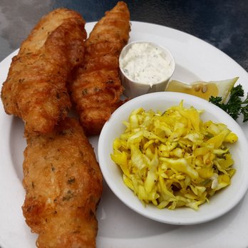 Bayside Cafe - Fish and slaw instead of chips. Delicious! - Mexican Near Me - Morro Bay, California