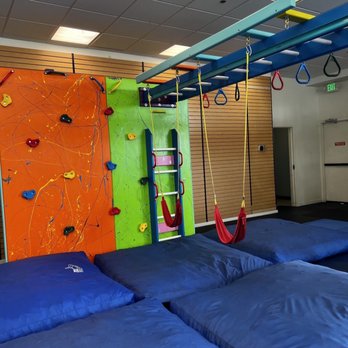 The Playground - Swings, rock climbing wall, and monkey bars - Indoor Playcenter Near Me - La Mesa, California