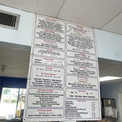 The menu
