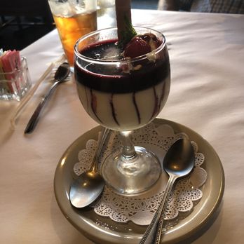 Silver Salmon Grille - Swedish Cream with Marionberry Sauce - Seafood Near Me - Astoria, Oregon