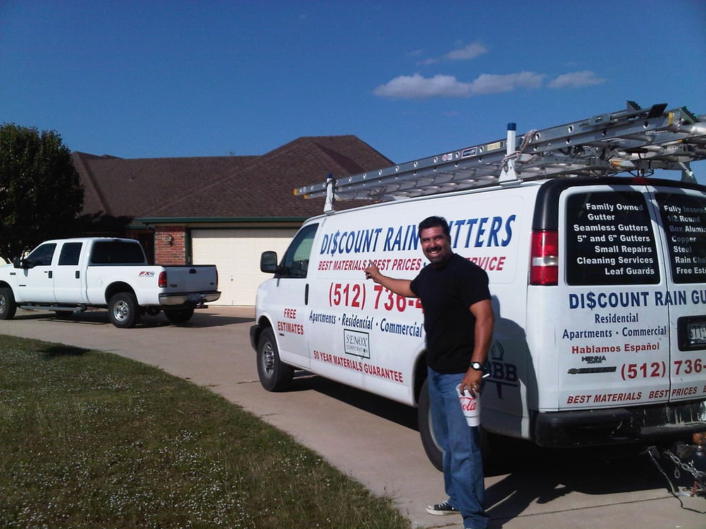 Slide of Discount Rain Gutters