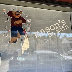 Masons on Main - Front window